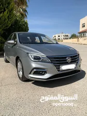  12 سيارة MG 5، لون سلڤر، فحص كامل، وارد الشركة، كفالة الشركة، بنزين اقتصادية جدا