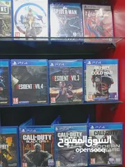  4 سيديات بلايستيشن فور  و فايف PS4 &PS5 CD.S
