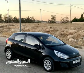  8 كيا ريو 2015 لون اسود ملوكي فحص كامل بحالة الوكالة