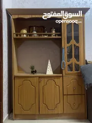  1 بوفيه خشب ..