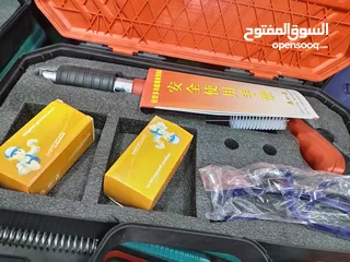  2 فرد مسدس قذف التباشيم  الخاصه  للتثبيت الابدي  بالفولاذ و الصخر