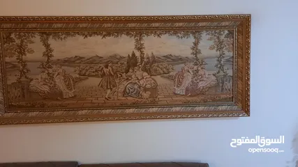  2 برواز حائط قماش 2,20 × 90 شبه جديد