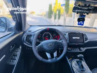  1 كيا سبورتاج 2012 اتومتيك  ترخيص تئمين شامل لشهر 8 ديزل مطور 2000 فحص الف الف ولا جرام بويه