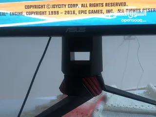  4 شاشة asus 240hz معها بلاستيشن 4 سليم