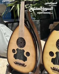  6 عود حكيم صناعه زرياب سوري زند عياري مع حقيبه جلد وريشه فقط ب 69.99 دينار