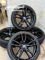  13 جنوط 19 انش لل بي ام دبليو وكاله  اصليات من الشركه مع كواشيكهم  للبيع  بسعر طري bmw
