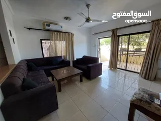  9 بدون عمولات - شقة مفروشة للإيجار الشهري في المحدود الغربي طابق ارضي مقابل ايله الرئيسي