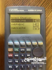  19 Casio algebra FX 2 plus الة حاسبة