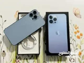  2 iPhone 13 Pro Max (128GB/256GB) ايفون 13 برو ماكس جديد كفالة لمدة 12 شهر