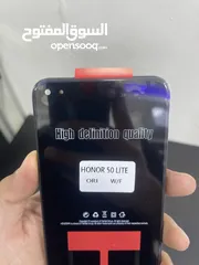  4 شاشة هونر 50 lite اصلي شركة مع فريم