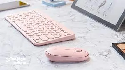  9 MOUSE LOGITECH PEBBLE ماوس بلوتوث من لوجتيك  