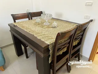  2 طاولة خشب زان