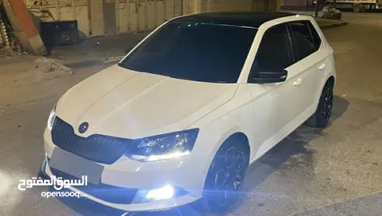  5 سكودا فابيا اوتومات بنزين ماتور 1200 تيربو ترخيص 2017