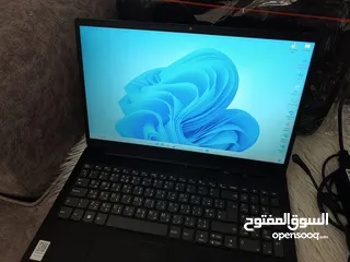  5 لابتوب لينوفو موديل 2023 لون اسود قصة حديثة معالج core i3 الجيل الحادي عشر رامات 8 جيجا3200 تردد  ها