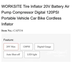  2 Automatic cordless inflator