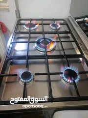  10 غاز نوعيه الايطالي الاصلي خمس عيون ستانلس ستيل في حاله جيده