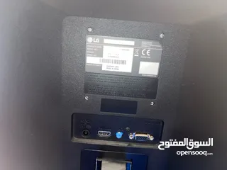  3 شاشة LG للكمبيوتر 22 بوصة للبيع مستعمل