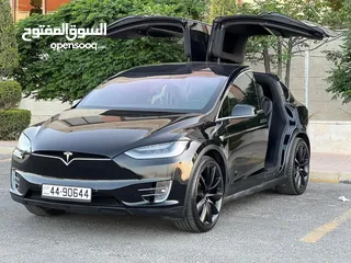  18 Tesla model x 2020 long range تسلا موديل x 2020
