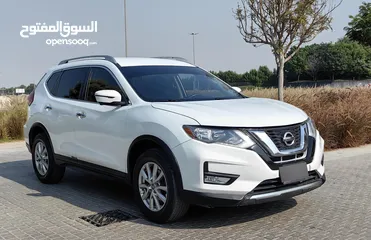  10 NISSAN X-TRAIL ROUGE 2017 FULL OPTION NO SUNROOF