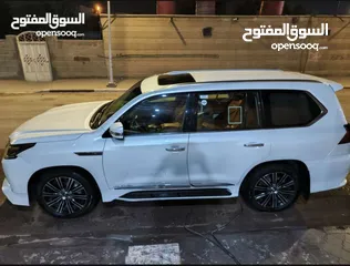  4 لكزس 2018 فئه،LX570 رقم بغداد عداد175 الف  مغلف حماية