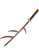  4 Anime Sword Cosplay Kokushibo Sword Katana 41 Inch