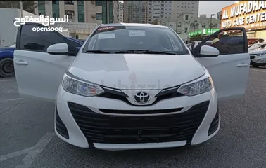  1 للبيع يارس موديل 2019 خليجي نظيفة جدا  ماشي 143 الف