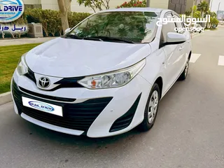  1 **BANK LOAN AVAILABLE**  TOYOTA YARIS 1.5E   Year-2019  Engine-1.5L  Color-White  Odo meter-52,000km
