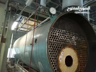  10 بويلرات بخار وتنكات ومداخن