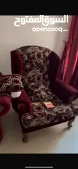  2 طقم كنب مستعمل مع ستائر/Used sofa set with curtains