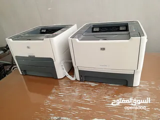  4 موجود طابعتين اتش بي شغالات ليزر