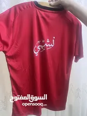  4 تيشرتات المنتخب طباعتنا نوعية جيدة جداً للبيع سعر 10 دنانير القطعة الثلاث قطع ب 25 دينار آخر 5 قطع