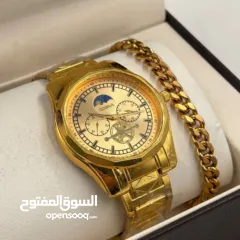  3 بكج شبابي ساعة و اسوارة + علبة كرتون  السعر 130 شيكل الكميه محدوده متوفر توصيل لكافه المناطق