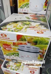  7 طنجرة طبخ الارز و المفتول الكهربائيه   حبه بحبه و الخضار و اللحوم لمذاق ممبز دون التصاق و  اقتصاديه