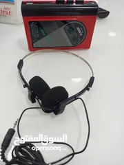  2 راديو  مع كاسيت وسماعات راس