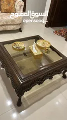  4 طقم كنب مستعمل بحال جديد مع طاولات