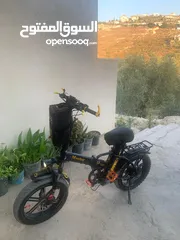  3 بسم الله موجود بسكليت كهربا عجل عريض جنط مغنيسيوم بطاريه 48v16a  ماطور750واط كمبيوتر500 بركات زيت