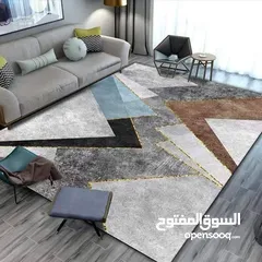  12 سجاد 3D مودرن مانع للانزلاق حجم كبير