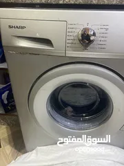  2 غسالة شارب 7 كيلو للبيع