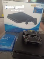  10 ps4 slim 2 controllers 1tb