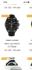  1 ساعة TOMMY HILFIGER WATCHES جديدة من شركة TIME CENTER للبيع بسعر مغري نظيفة جدا استعمال بسيط be