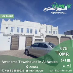  1 Awesome Townhouse for Rent in Al Azaiba  REF 313GB
