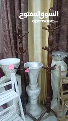  4 شماعة ملابس خشب ثقيل