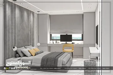  22 شقة تسليم فوري مع تصميم ديكور هندسي