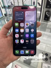  5 iPhone 15 pro max 256 GB used  ايفون 15 برو ماكس مستعمل بحاله الوكاله 256 جيجا  بطاريه من93/97/100