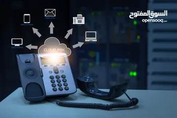  2 مقسم هاتف فويب VOIP شركات ومكاتب