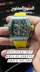  1 The Swiss luxury watch manufacturer Richard Mille introduced the RM 11-03