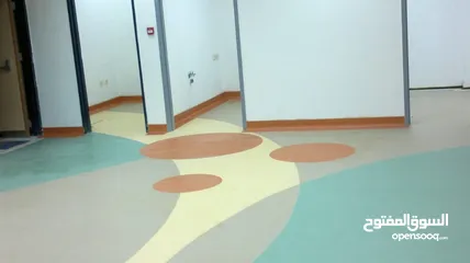  10 ارضيات . PVC . رولات وشرحات . فينيل للمستشفيات والحضانات والنوادي الرياضية  وروضات مصانع مراكز إعاقة