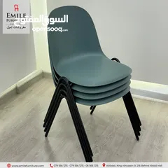  4 كرسي عظم أرجل معدن