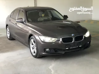  5 BMW320i 2014 Gcc full opinion without sunroof original paint first owner