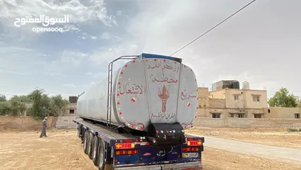  2 سطحه صهريج تيون اطول 13/65 عجل عجل   بلون تنك 45طون للبيع  أذا كان الهاتف مغلق تواصل واتس أب